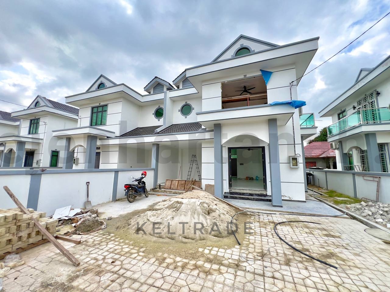 (WAKAF BHARU) SEMI-D ENGLISH MODERN DESIGN KG ALOR PASIR UNTUK DIMILIKI