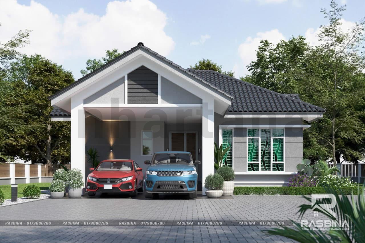 Rumah Banglo Design Moden 1 Tingkat Di Kg. Kenali, Kubang Kerian.