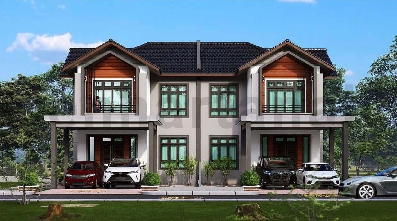 Rumah Semi-D Design Moden 2 Tingkat Di Pengkalan Nangka, Pengkalan Chepa.