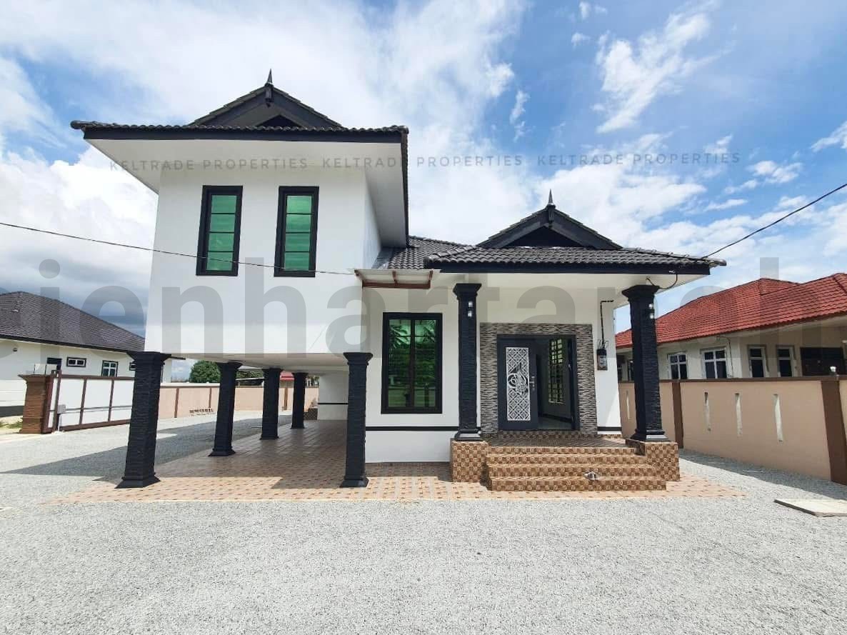 Rumah Banglo Mewah Design Split Level 1.5 Tingkat Di Kg. Pengkalan Kubur, Salor.