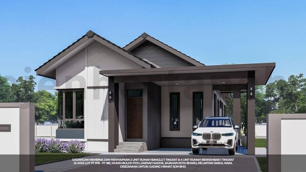 2 Unit Rumah Banglo Moden Di Kg. Lachang, Buluh Poh, Ketereh.