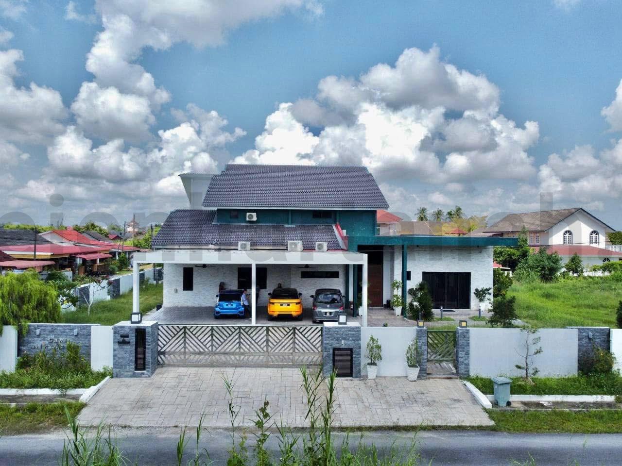 Rumah Banglo Mewah 1.5 Tingkat Fully Furnished Siap ID Di Taman Intan Lundang