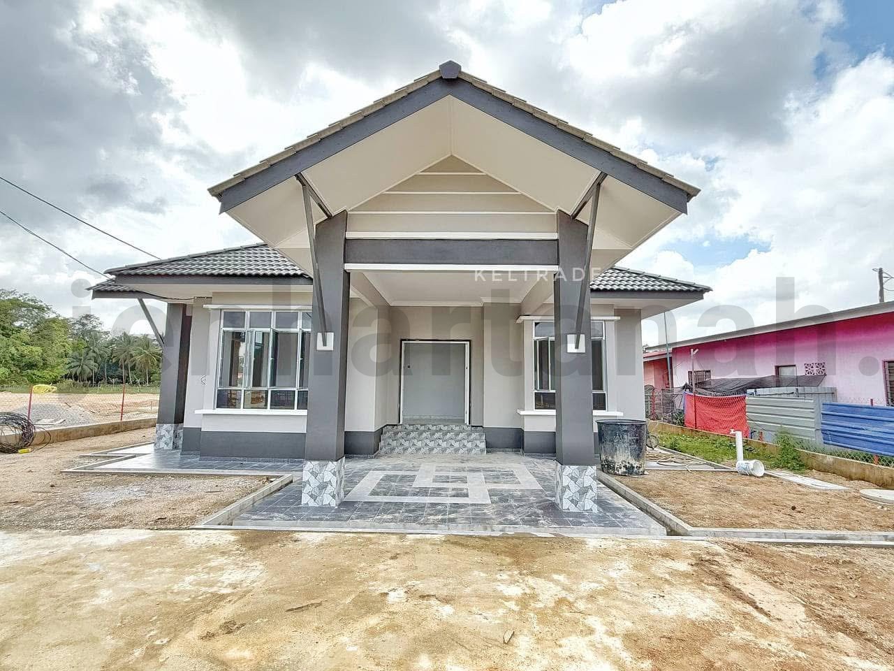 Unit Akhir Banglo Moden 1 Tingkat Di Hutan Pasir Keterah, Untuk Dijual