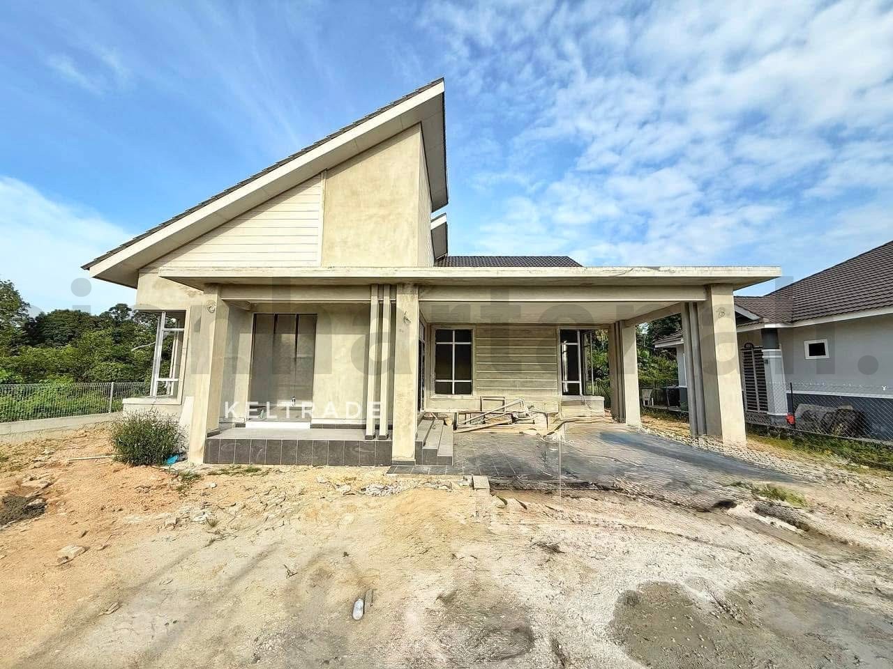 Rumah Banglo Design Moden 1 Tingkat Limbat, Pasir Tumboh. Untuk Dijual