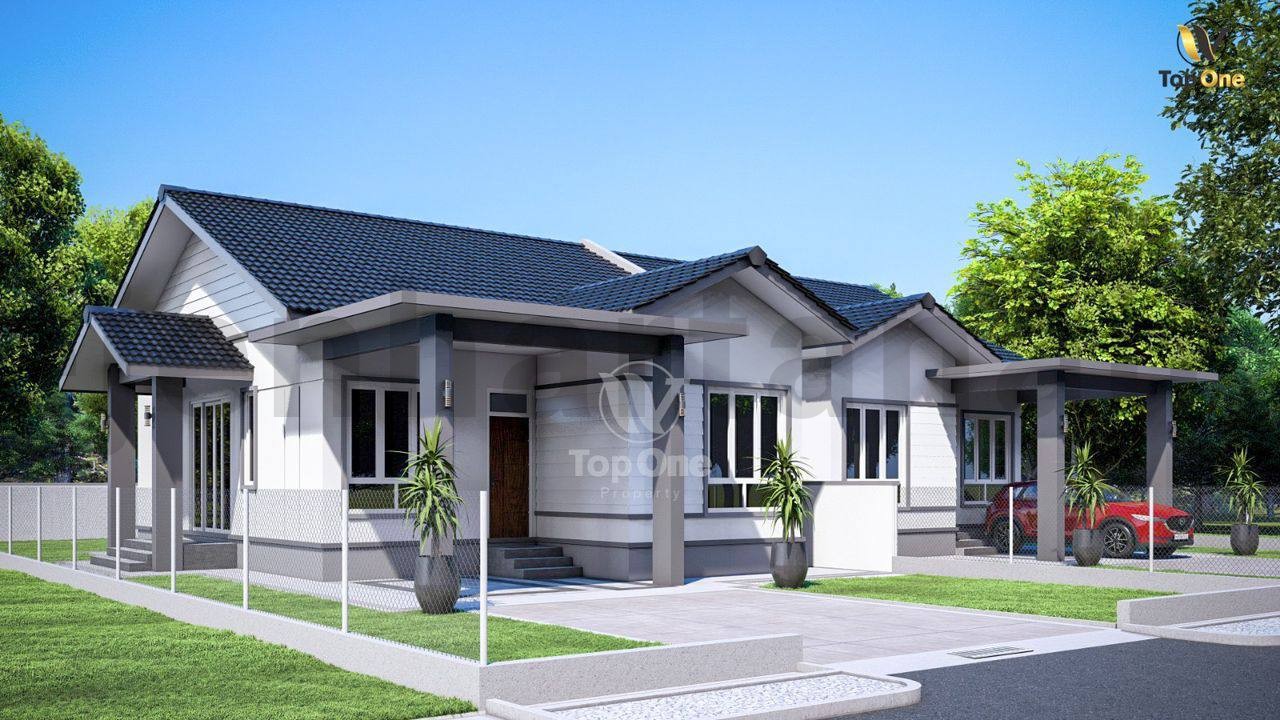 2 UNIT SEMI D UNTUK DIJUAL DI  MORAK, WAKAF BHARU, KELANTAN