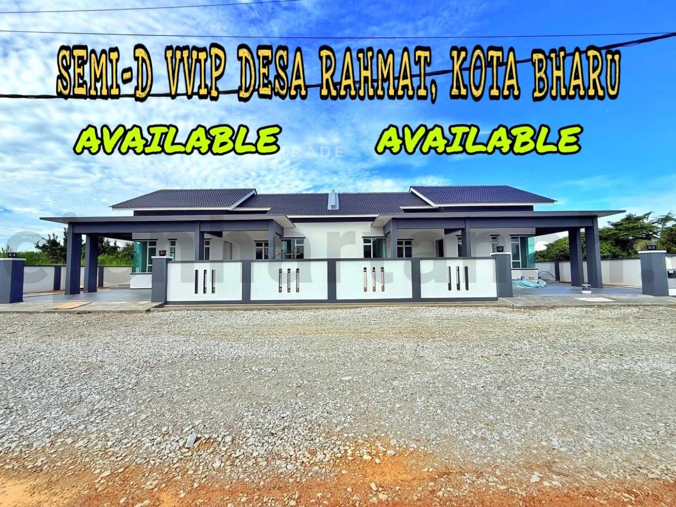Rumah Semi-D VVIP 1 Tingkat Di Kg. Belukar, Desa Rahmat, Tapang. Untuk Dijual