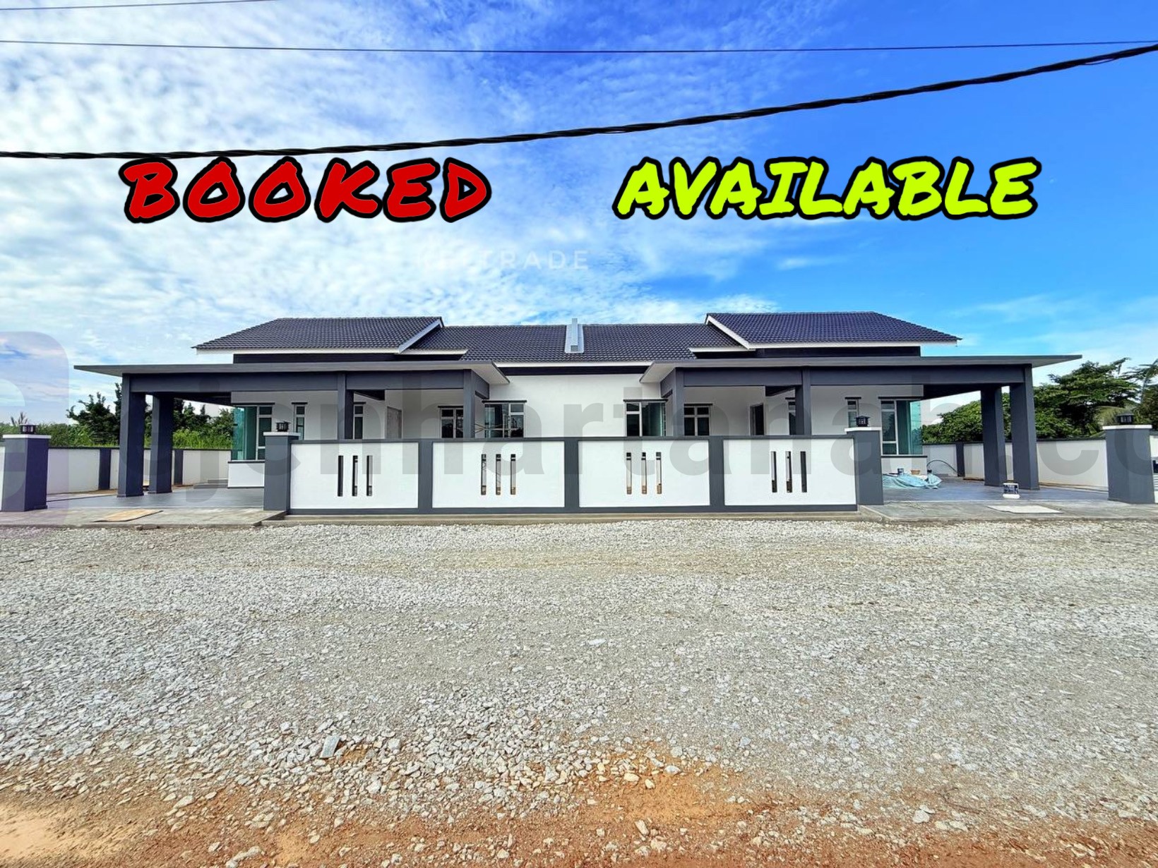 Rumah Semi-D VVIP 1 Tingkat Di Kg. Belukar, Desa Rahmat, Tapang. Untuk Dijual